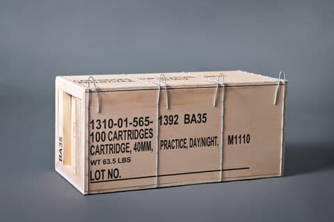 Heavy-Duty Shock-Absorbing Ordnance Container