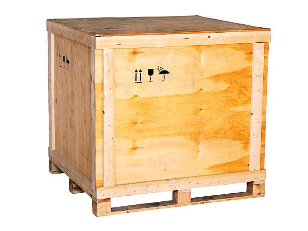 Pallet-Base Cleated Plywood Transport Crate